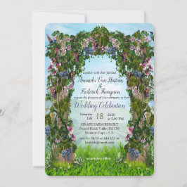 Invitación Grapevines, boquerones y colibríes