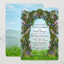 Invitación Grapevines, boquerones y colibríes