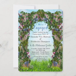 Invitación Grapevines, boquerones y colibríes