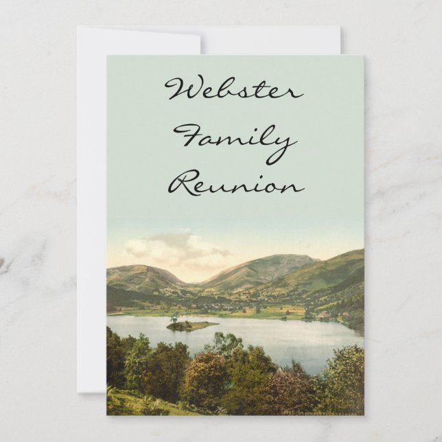 Invitación Grasmere III, Lake District, Cumbria, Inglaterra (Anverso)
