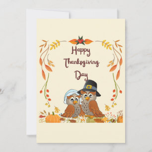 Invitación Grateful Owls, Buhos Agradecidos