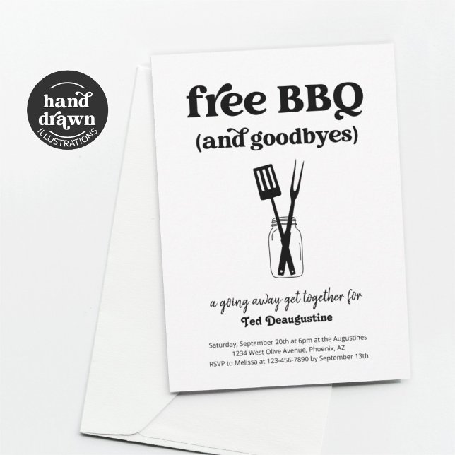Invitación gratuita a barbacoa y despedidas (Subido por el creador)