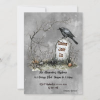 Graveyard Raven Personalizado Elegant