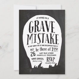 Invitación Graveyard Stories Halloween Party