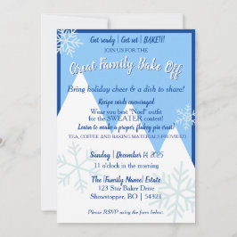 Invitación Great Family Bake Off Invitation