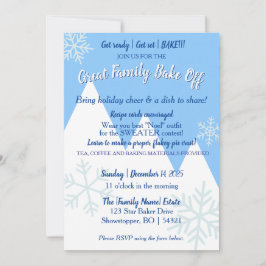 Invitación Great Family Bake Off Invitation | No border