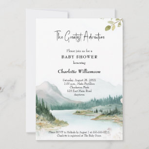 Invitación Greatest Adventure Baby Shower