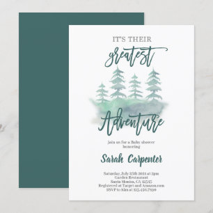Invitación Greatest Adventure Baby Shower