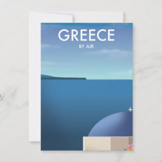 Invitación Grecia por viaje en avión