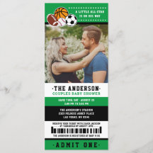 Green All Star Sport Ticket Parejas de ducha Fotog