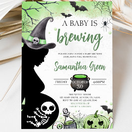 Invitación Green Baby está en camino en la Fiesta de Bebé de 