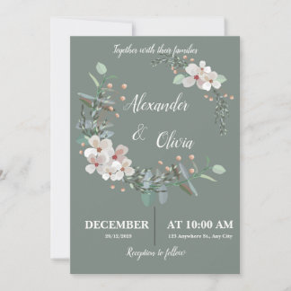 Invitación Green Bliss