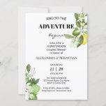 Invitación Green Lemony Honeymoon Shower<br><div class="desc">Diseño de lemonios de color de agua verde. Agregue su propia información de eventos y,  para una mayor personalización,  haga clic en el vínculo "haga clic en el personalizar más adelante". ~ Comprobar la colección para juegos coincidentes,  invitación,  signos y más ~</div>