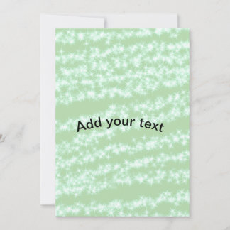 Invitación Green pastel glitter sparkle name text boho retro 