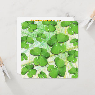 Invitación Green Shamrock St Patrick's iPhone 5 Funda-Mate