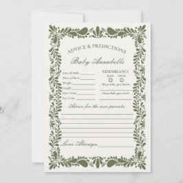 Invitación Green Talavera Tile Consejos españoles para la tar