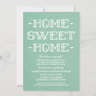 Invitación Green Whimsical Sweet Home Fiesta