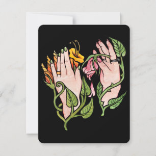 Invitación Green Witch Magick