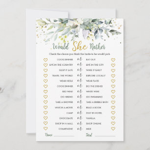 Invitación Greenery Eucalyptus Prefiere Una Noche