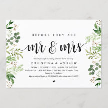 Greenery Moderna, Cena de Ensayo de Boda