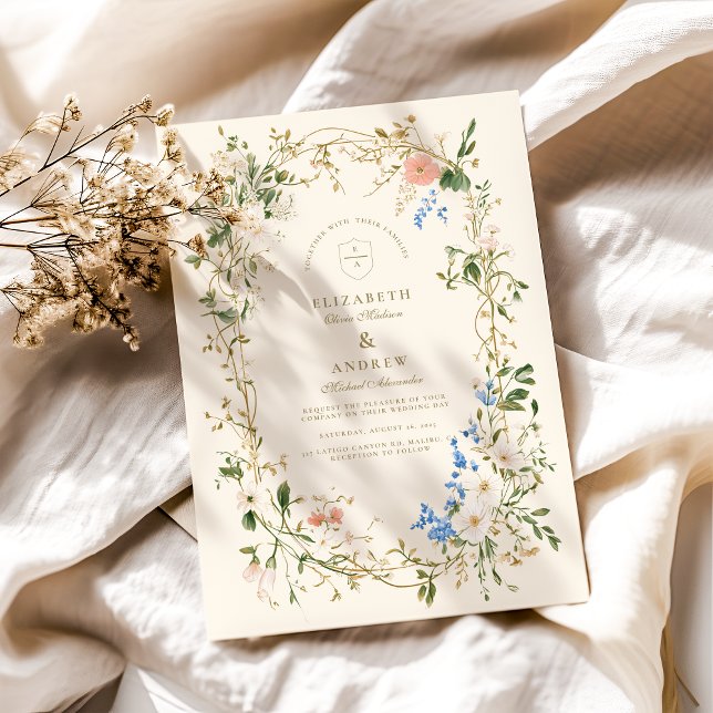 Invitación Greenery Woodland Fern Boda (Subido por el creador)