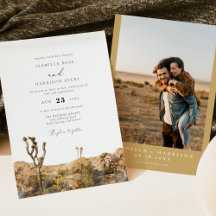 GRETA Watercolor Joshua Tree Photo Boda