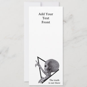 Invitación Grey Alien, la verdad está ahí fuera