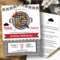 Grill rojo negro y Fiesta de graduación de Chill B