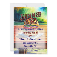 Grill y escalofríos de verano en barbacoa