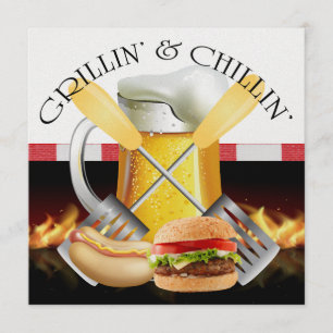 Invitación Grillin' y Chillin'