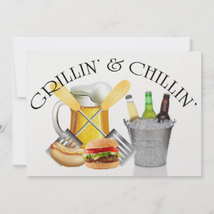 Invitación Grillin' y Chillin'