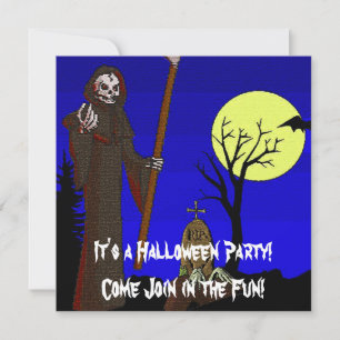 Invitación Grim Reaper en Graveyard