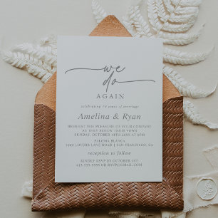 Invitación Gris Atenuado Simple Mínimo Nosotros Lo Hacemos De