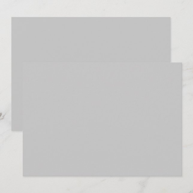 Invitación Gris Pálido Suave Geométrico (Anverso / Reverso)