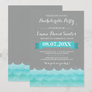 Invitación Grito En La Fiesta De Bachelorette