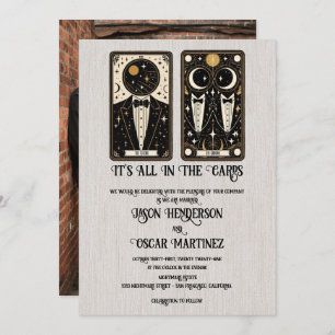 Invitación Grooms Boda Tarot