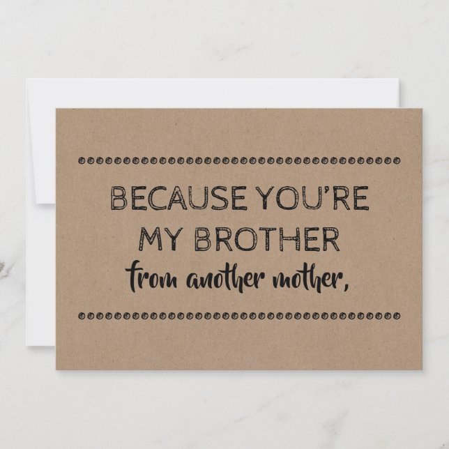 Invitación GROOMSMAN contemporáneo / MEJOR HOMBRE, propuesta  (Anverso)