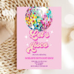 Invitación Groovy Disco Fiesta Retro 70's Let's Disco Birthda<br><div class="desc">Invitación temática disco para tu celebración perfecta.</div>