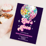 Invitación Groovy Disco Fiesta Retro 70's Let's Disco Birthda<br><div class="desc">Invitación temática disco para tu celebración perfecta.</div>