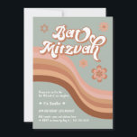 Invitación Groovy Retro Bat Mitzvah<br><div class="desc">Se puede personalizar según sus necesidades.

// ¿Buscando elementos complementarios o coincidentes? Otra papelería del set disponible en la sección ‘colecciones’ de mi tienda.

// ¿Necesita ayuda para personalizar su diseño? ¿Tienes otras ideas? Siéntase libre de contactarme (Zoe) directamente.</div>