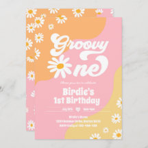 Groovy Un Fiesta de cumpleaños Boho Floral Daisy