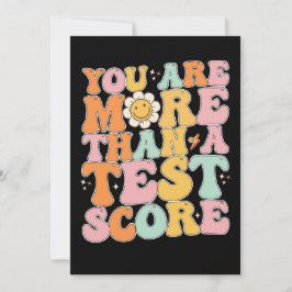 Invitación Groovy Usted Es Más Que Un Día De Prueba De Puntua