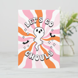 Invitación Groovy Vamos Ghouls Bachelorette