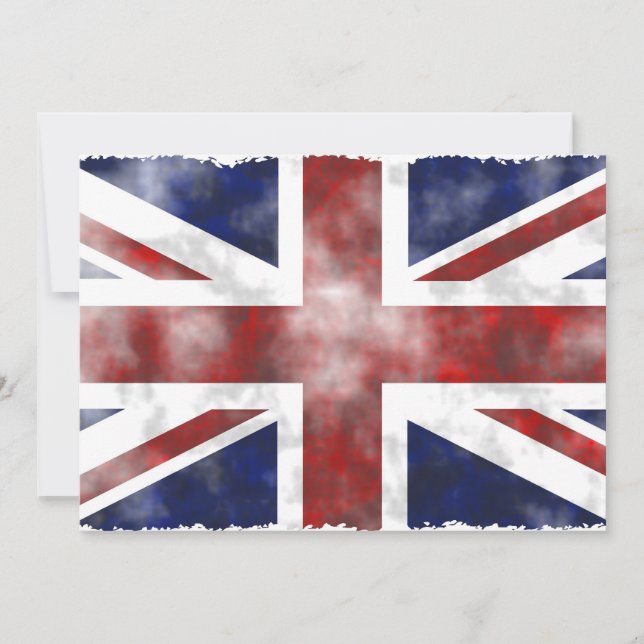 Invitación Grunge Uk (Anverso)