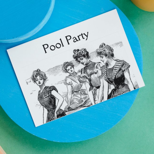 Invitación Grupo de Chicas Gibson o Fiesta de playa (Subido por el creador)