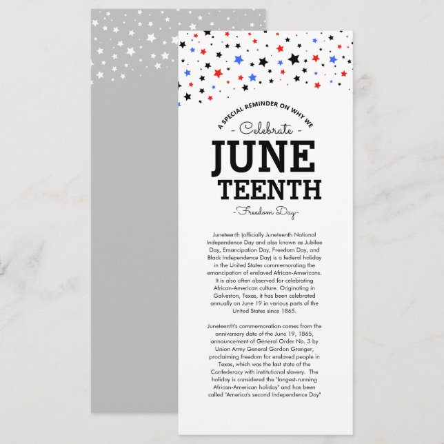 Invitación Grupo de estrellas | Inv de historia e información (Anverso / Reverso)