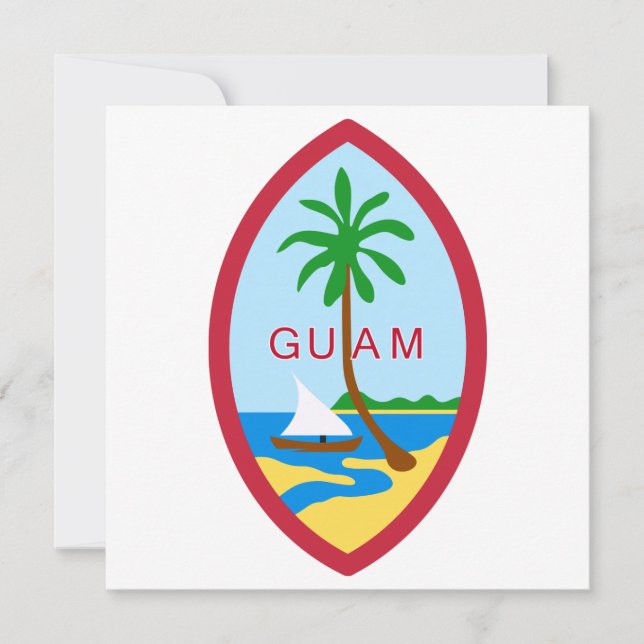 Invitación Guam Seal (Anverso)