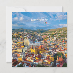 Invitación Guanajuato, México - Paisaje Urbano Colorido