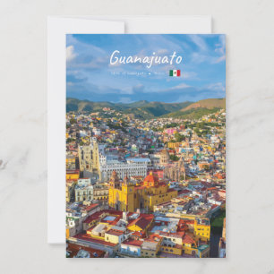 Invitación Guanajuato, México - Paisaje Urbano Colorido