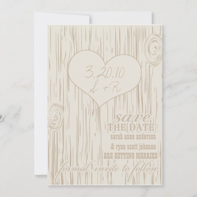 Invitación Guarda la Fecha (Anverso)